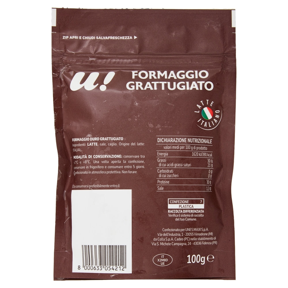 Formaggio Grattugiato Italiano U!